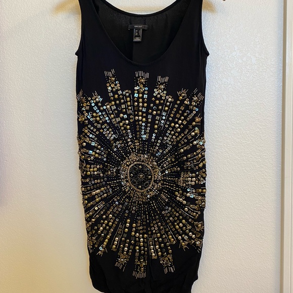 black and bling dress
